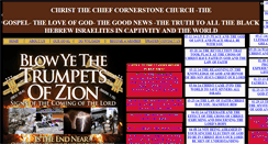 Desktop Screenshot of blackjewgospel.com